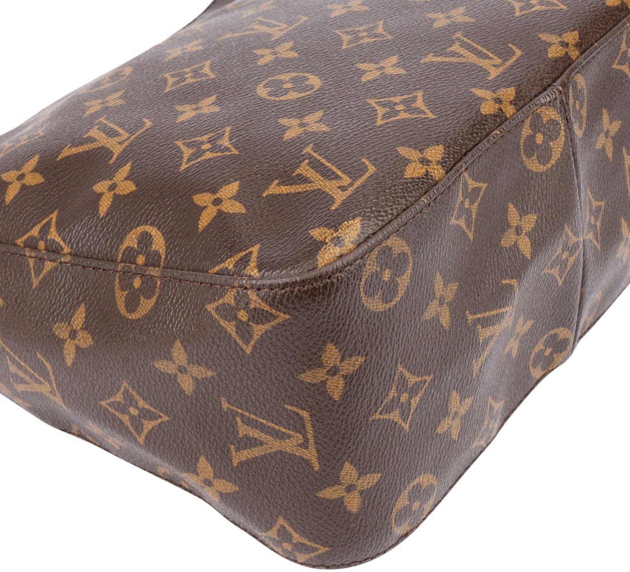 Louis Vuitton Louis Vuitton Canvas Monogram Looping MM Shoulder Bag Bruin