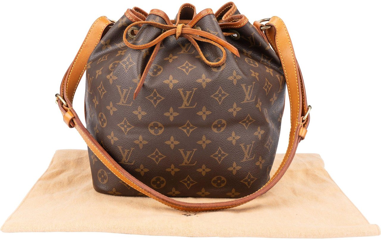 Louis Vuitton Louis Vuitton Canvas Monogram Sac Noe Petit Shoulder Bag Bruin