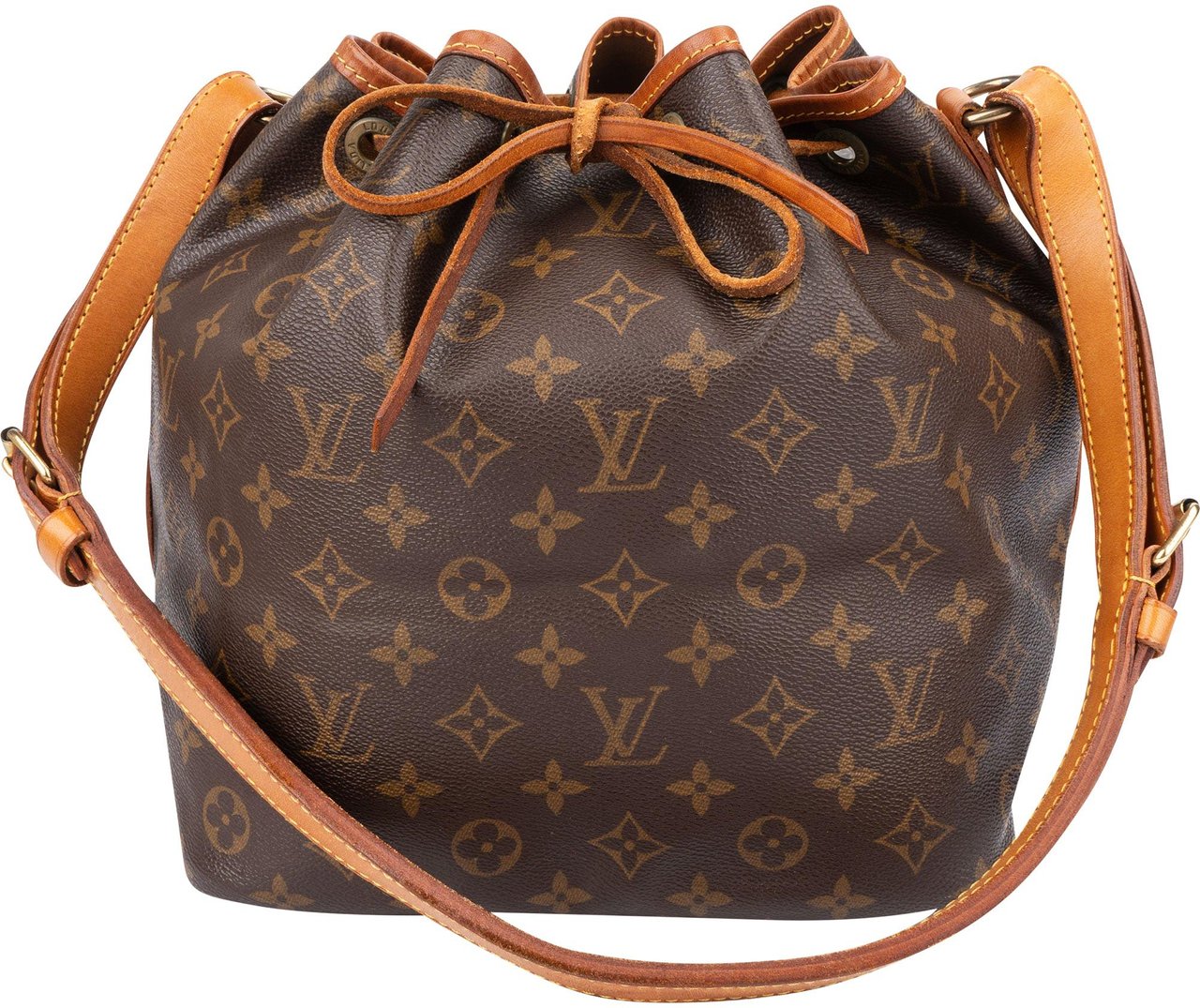 Louis Vuitton Louis Vuitton Canvas Monogram Sac Noe Petit Shoulder Bag Bruin