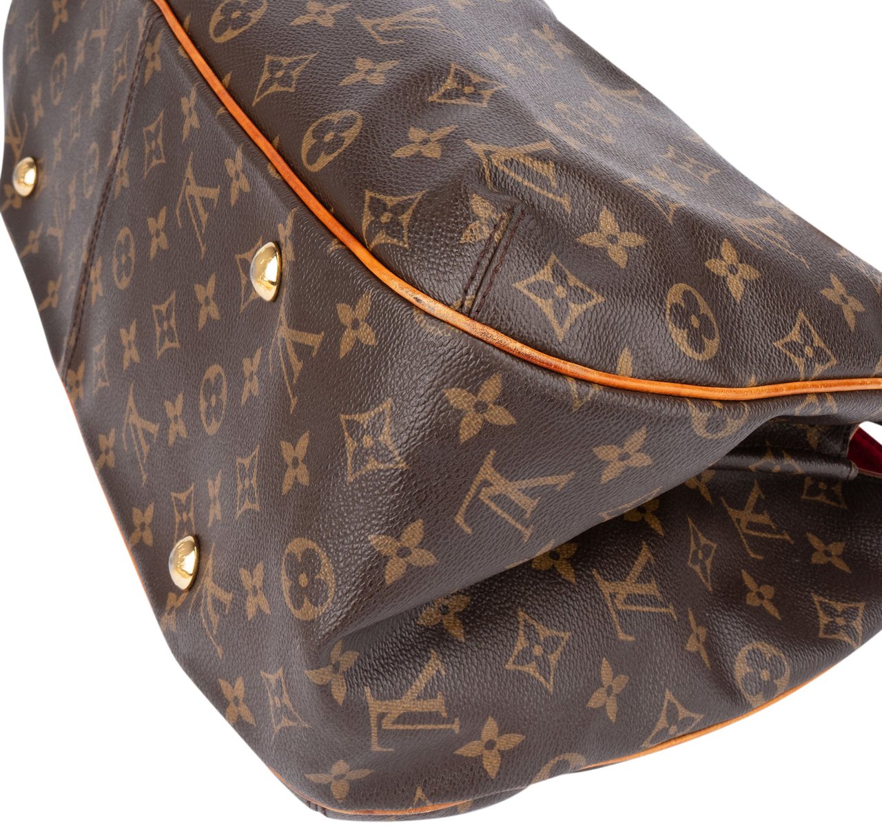 Louis Vuitton Canvas Monogram Griet Handbag Bruin