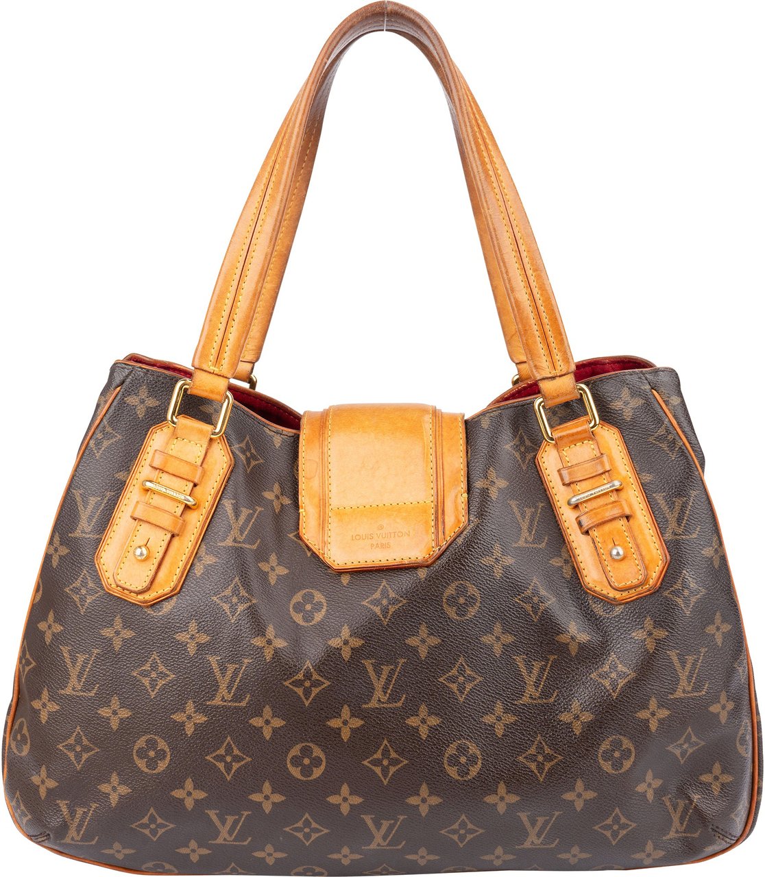 Louis Vuitton Canvas Monogram Griet Handbag Bruin