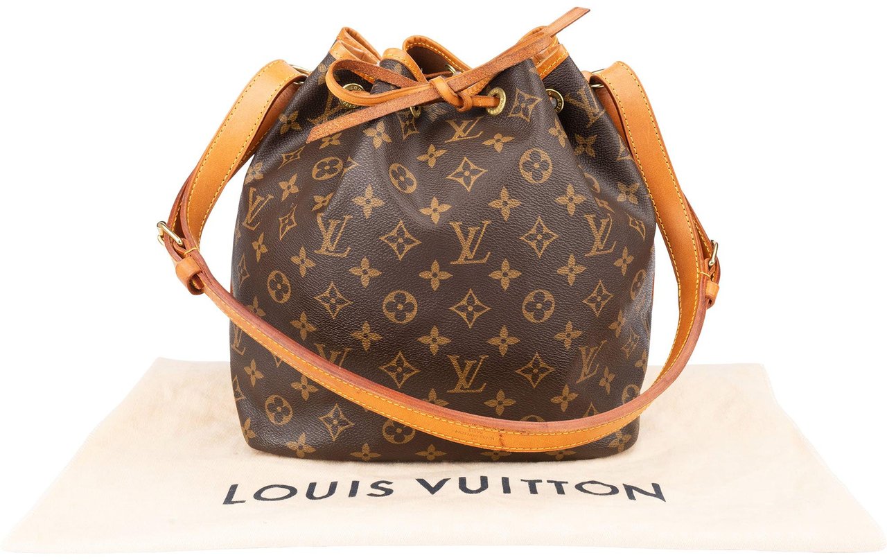 Louis Vuitton Louis Vuitton Canvas Monogram Sac Noe Petit Shoulder Bag Bruin