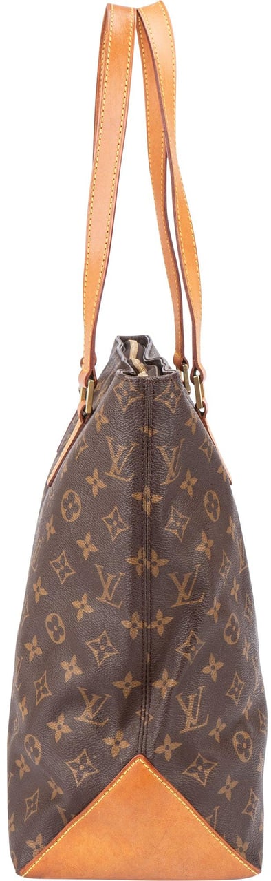 Louis Vuitton Louis Vuitton Canvas Monogram Cabas Mezzo Shoulder Bag Bruin