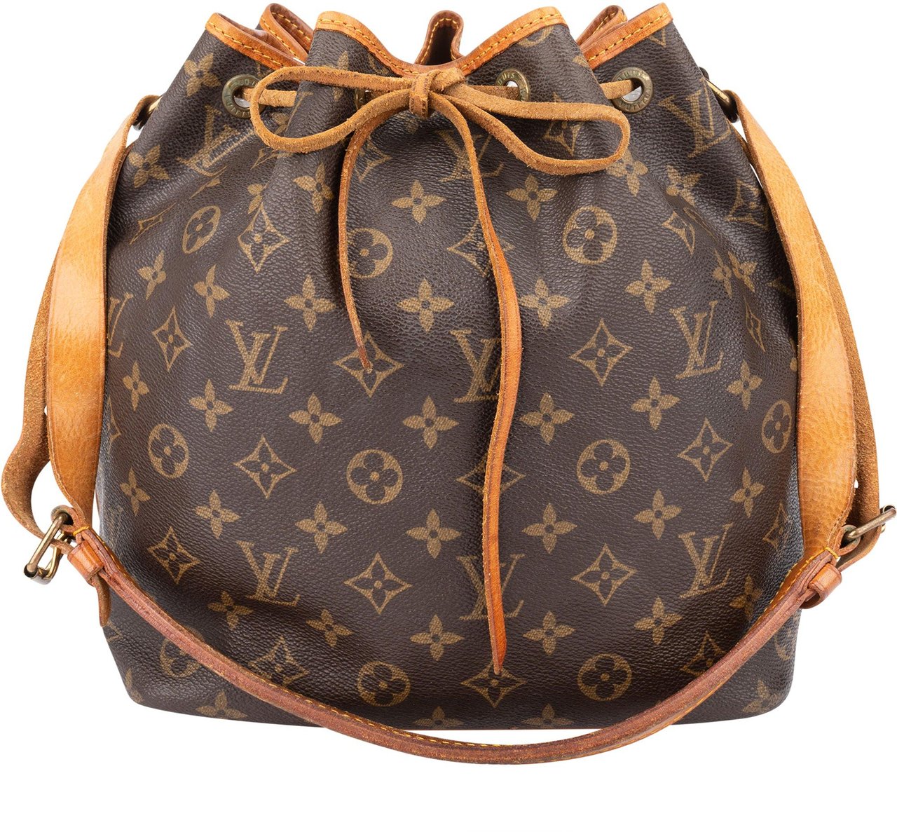 Louis Vuitton Louis Vuitton Canvas Monogram Sac Noe Petit Shoulder Bag Bruin