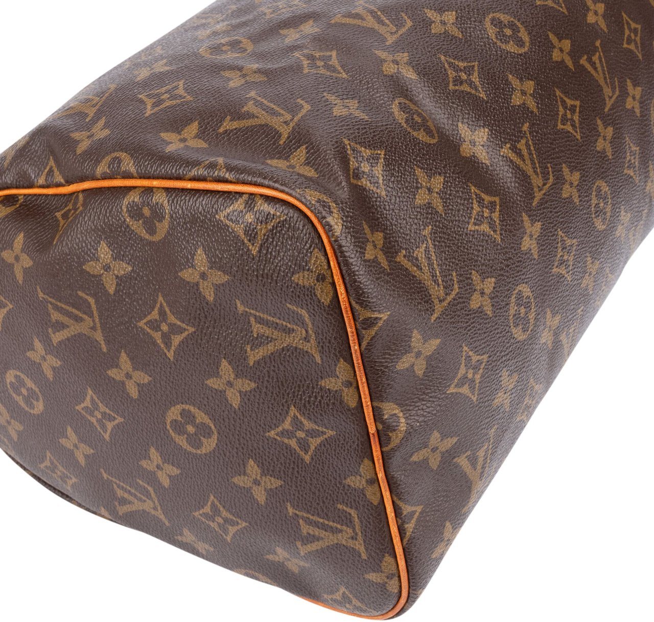 Louis Vuitton Louis Vuitton Canvas Monogram Speedy 30 Handbag Bruin