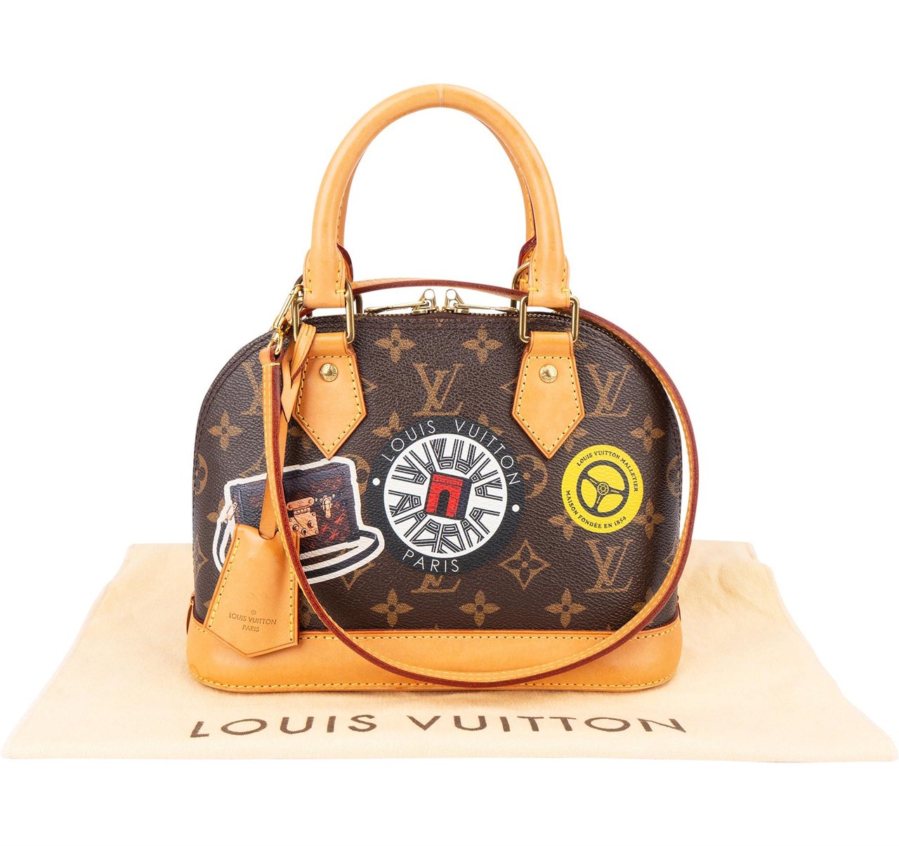 Louis Vuitton Louis Vuitton Limited Worldtour Alma BB Handbag Bruin