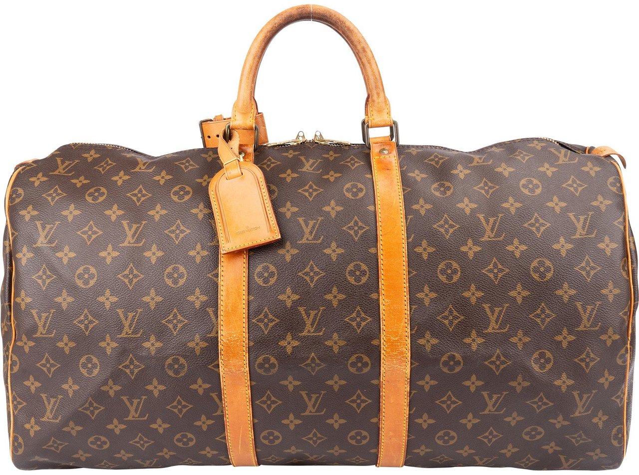 Louis Vuitton Louis Vuitton Canvas Monogram Keepall 55 Bruin