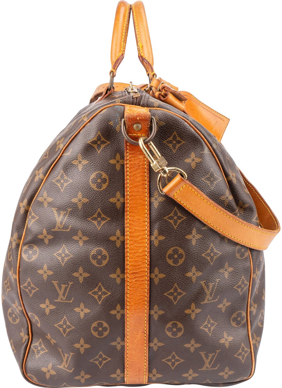 Louis Vuitton Louis Vuitton Canvas Monogram Keepall 60 Bandouliere Bruin