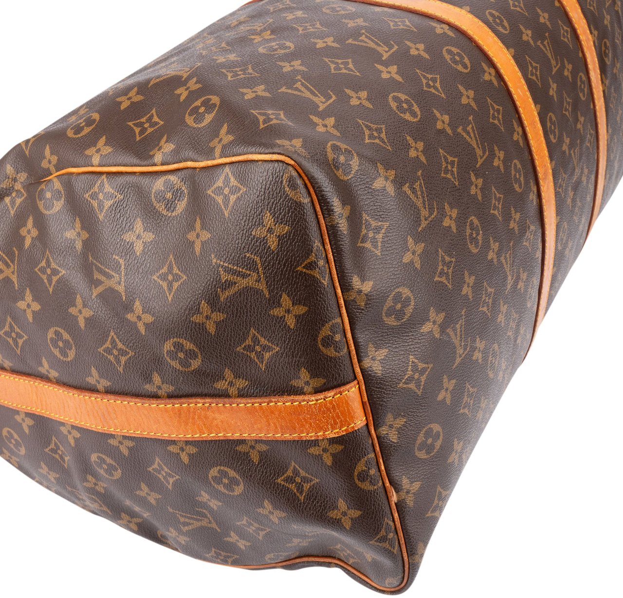 Louis Vuitton Louis Vuitton Canvas Monogram Keepall 60 Bandouliere Bruin