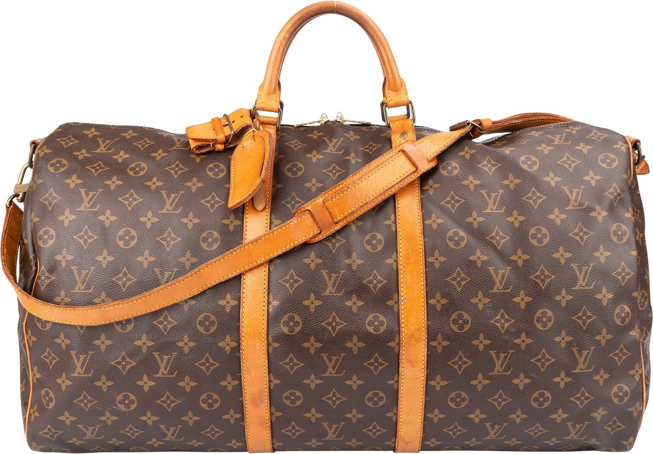 Louis Vuitton Louis Vuitton Canvas Monogram Keepall 60 Bandouliere Bruin