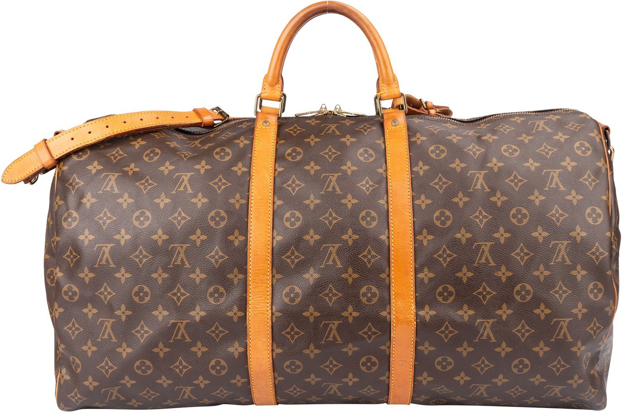 Louis Vuitton Louis Vuitton Canvas Monogram Keepall 60 Bandouliere Bruin