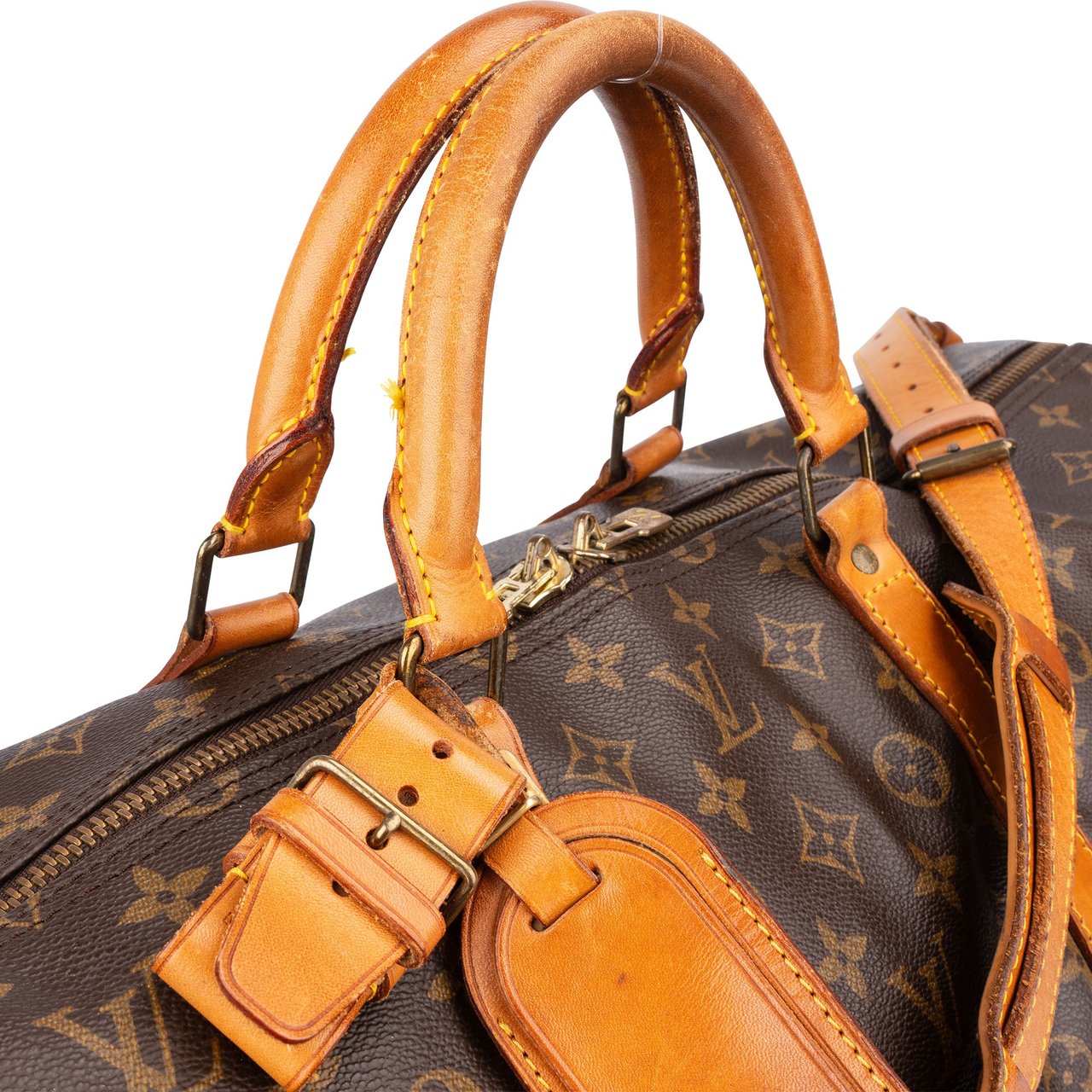 Louis Vuitton Louis Vuitton Canvas Monogram Keepall 60 Bandouliere Bruin