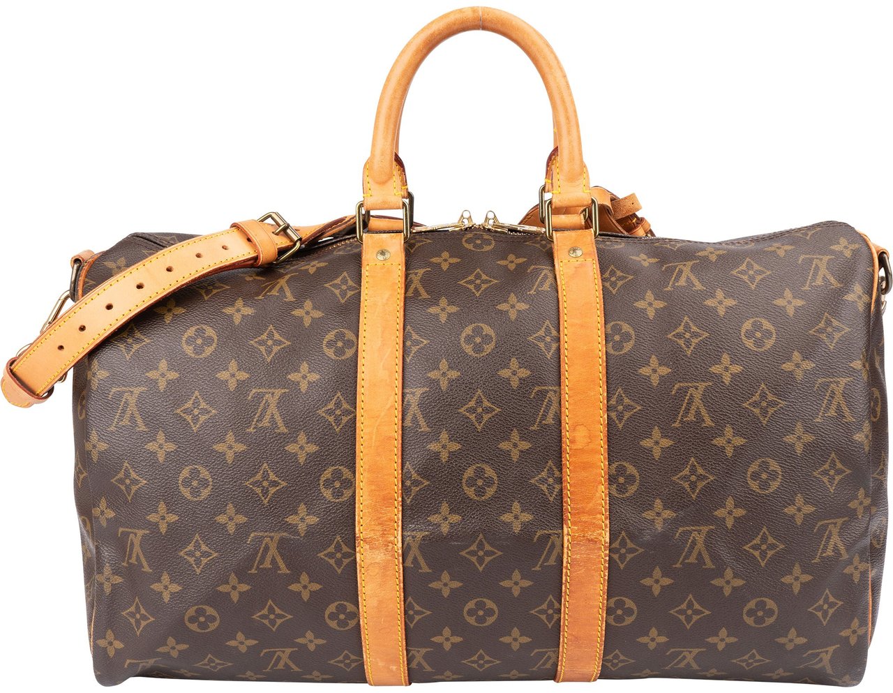 Louis Vuitton Louis Vuitton Canvas Monogram Keepall 45 Bandouliere Bruin