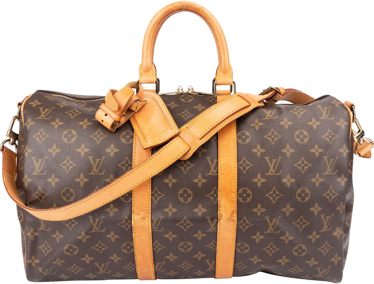 Louis Vuitton Louis Vuitton Canvas Monogram Keepall 45 Bandouliere Bruin