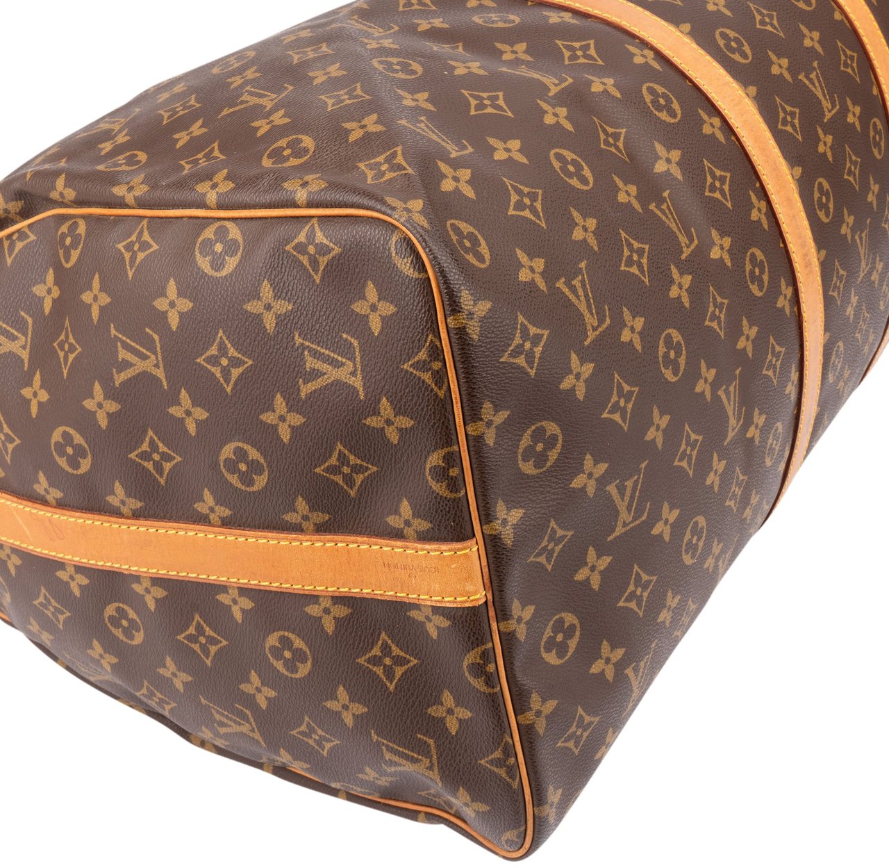 Louis Vuitton Louis Vuitton Canvas Monogram Keepall 60 Bandouliere Bruin