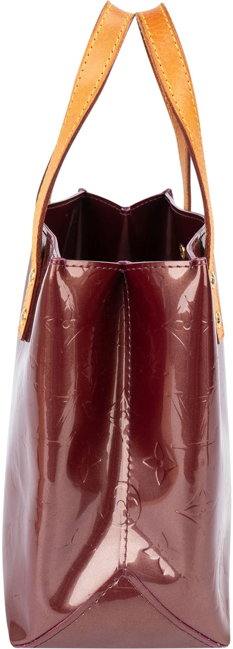 Louis Vuitton Louis Vernis Monogram Reade PM Handbag Paars