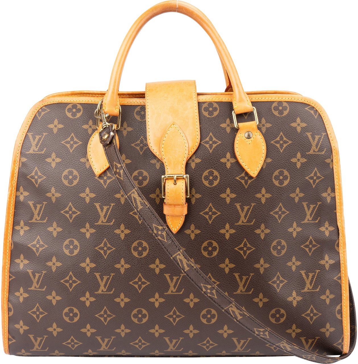 Louis Vuitton Louis Vuitton Canvas Monogram Rivoli Handbag Bruin