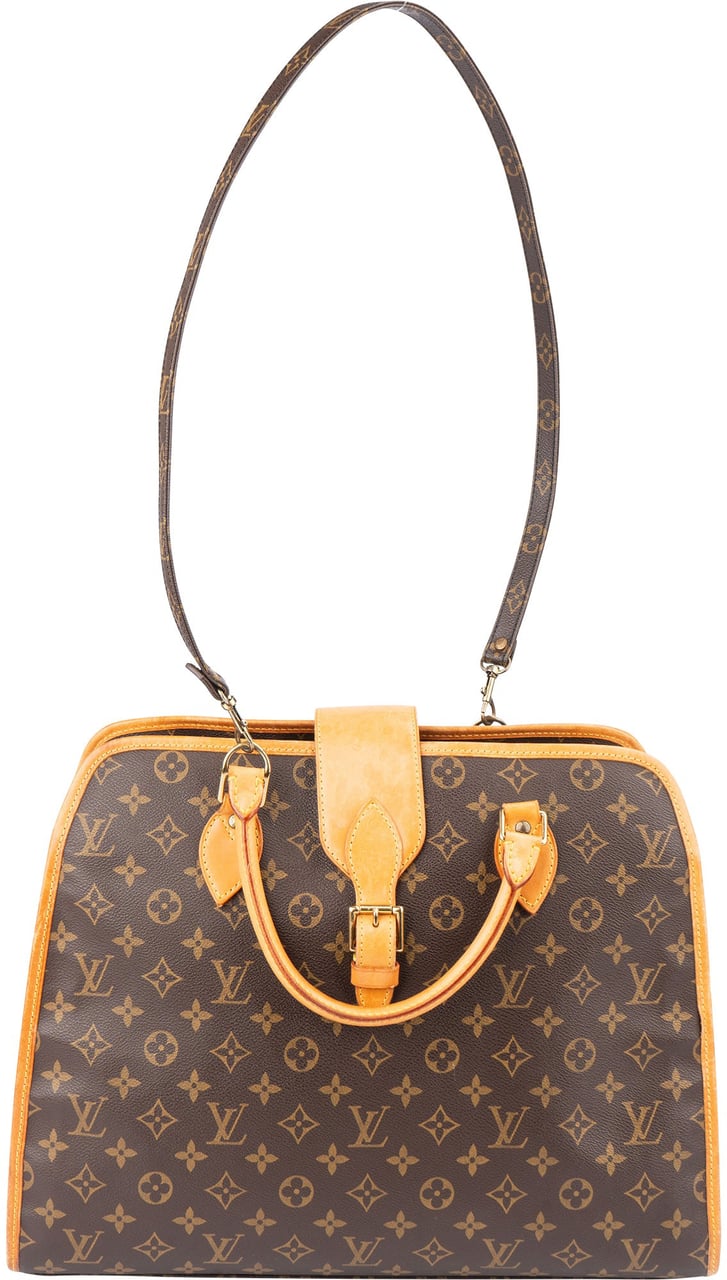 Louis Vuitton Canvas Monogram Rivoli Handbag Bruin