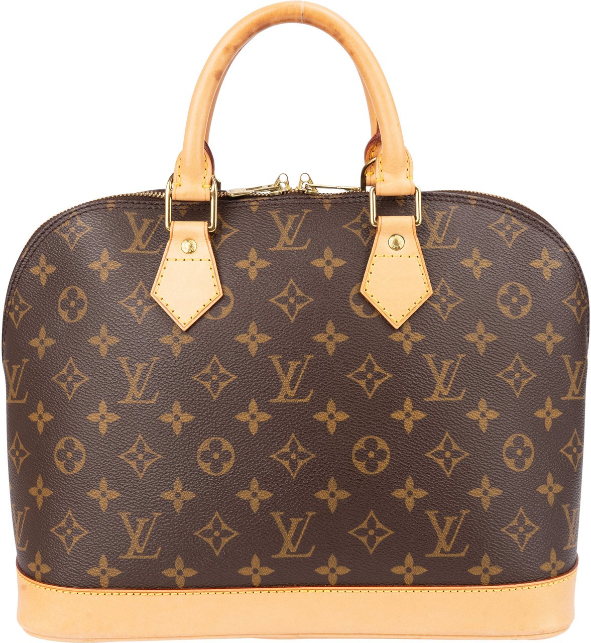 Louis Vuitton Louis Vuitton Canvas Monogram Alma PM Handbag Bruin