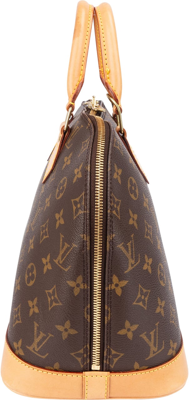 Louis Vuitton Louis Vuitton Canvas Monogram Alma PM Handbag Bruin