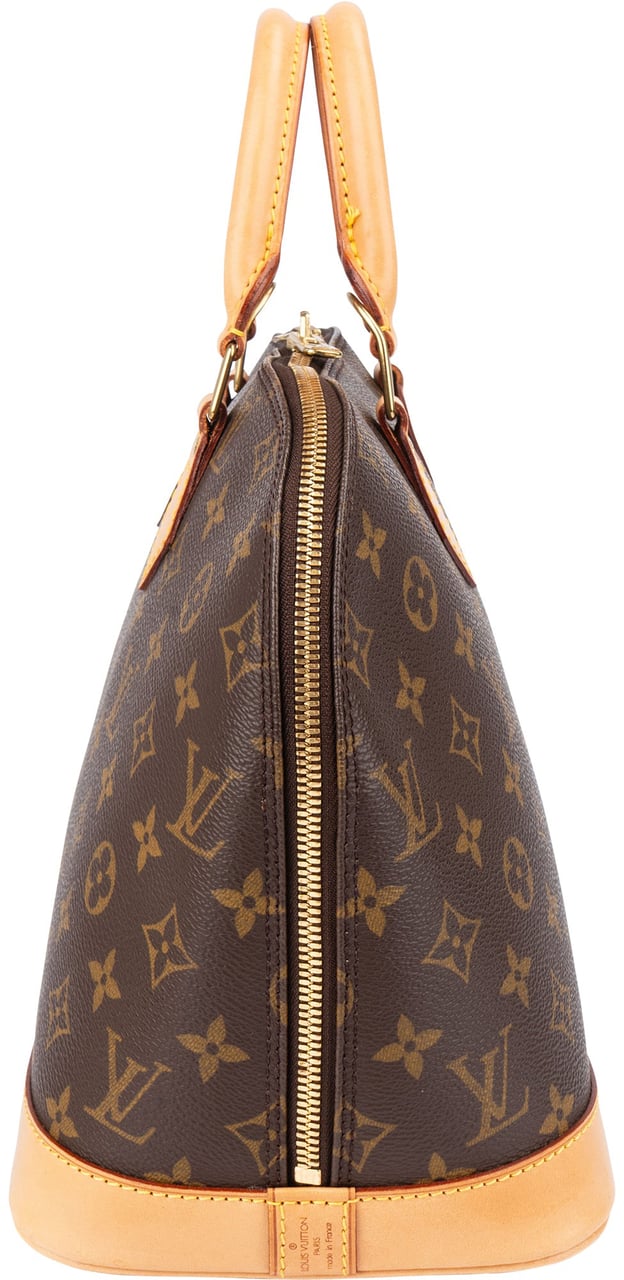 Louis Vuitton Louis Vuitton Canvas Monogram Alma PM Handbag Bruin