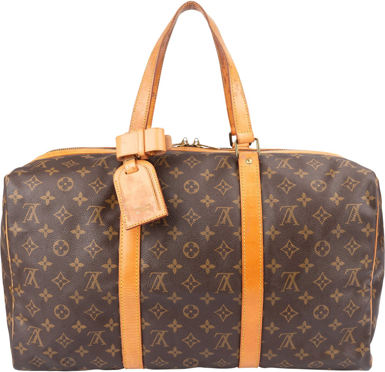 Louis Vuitton Louis Vuitton Canvas Monogram Sac Souple 45 Travel Bag Bruin