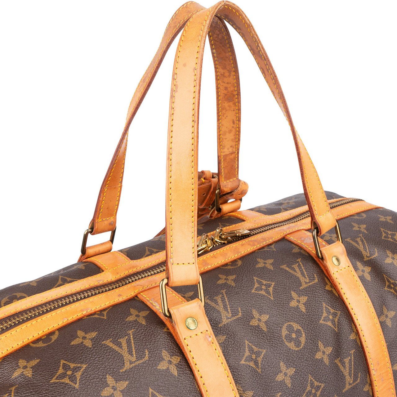 Louis Vuitton Louis Vuitton Canvas Monogram Sac Souple 45 Travel Bag Bruin