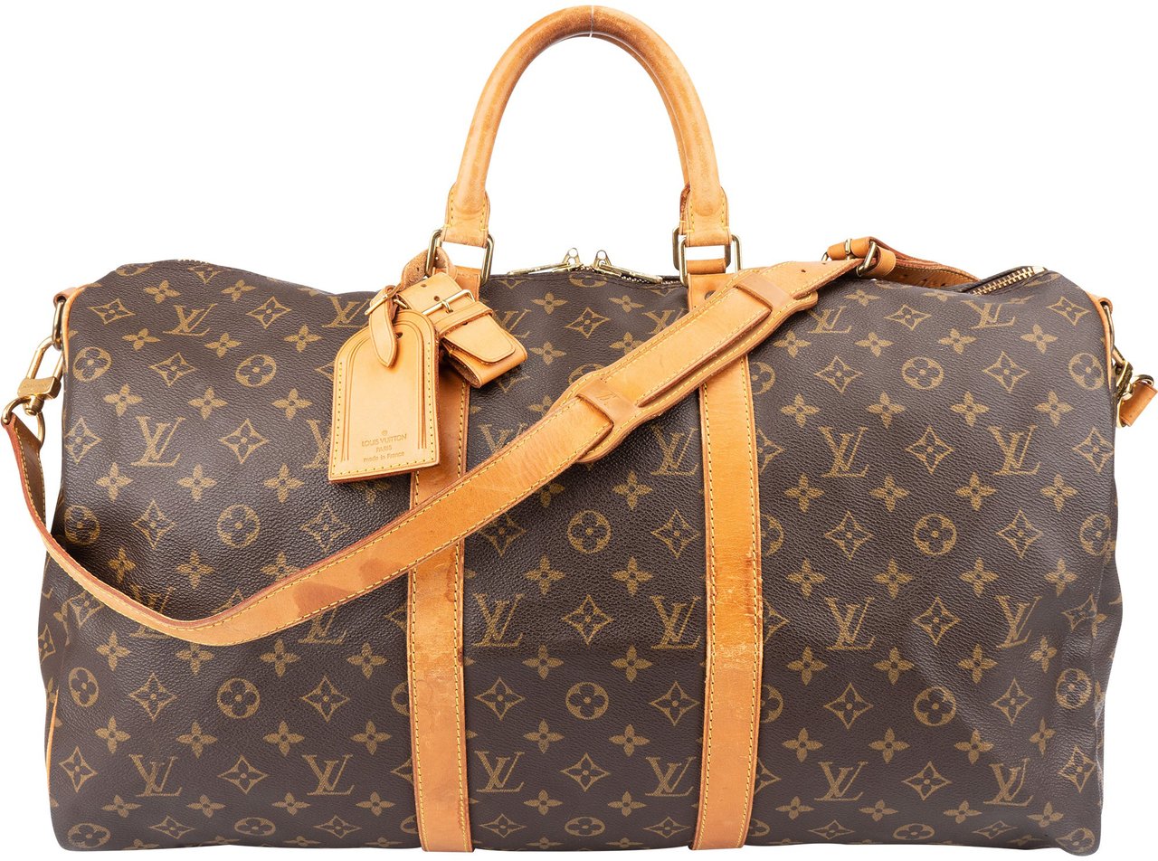 Louis Vuitton Louis Vuitton Canvas Monogram Keepall 50 Bandouliere Bruin