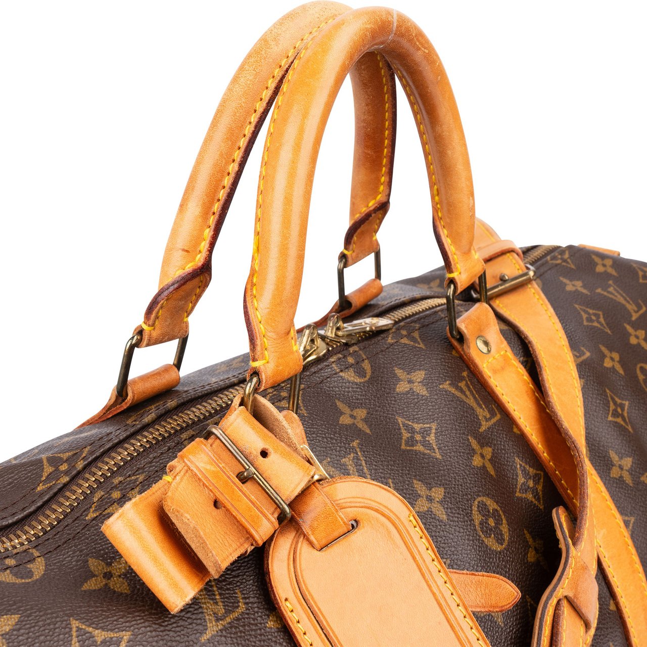 Louis Vuitton Louis Vuitton Canvas Monogram Keepall 50 Bandouliere Bruin