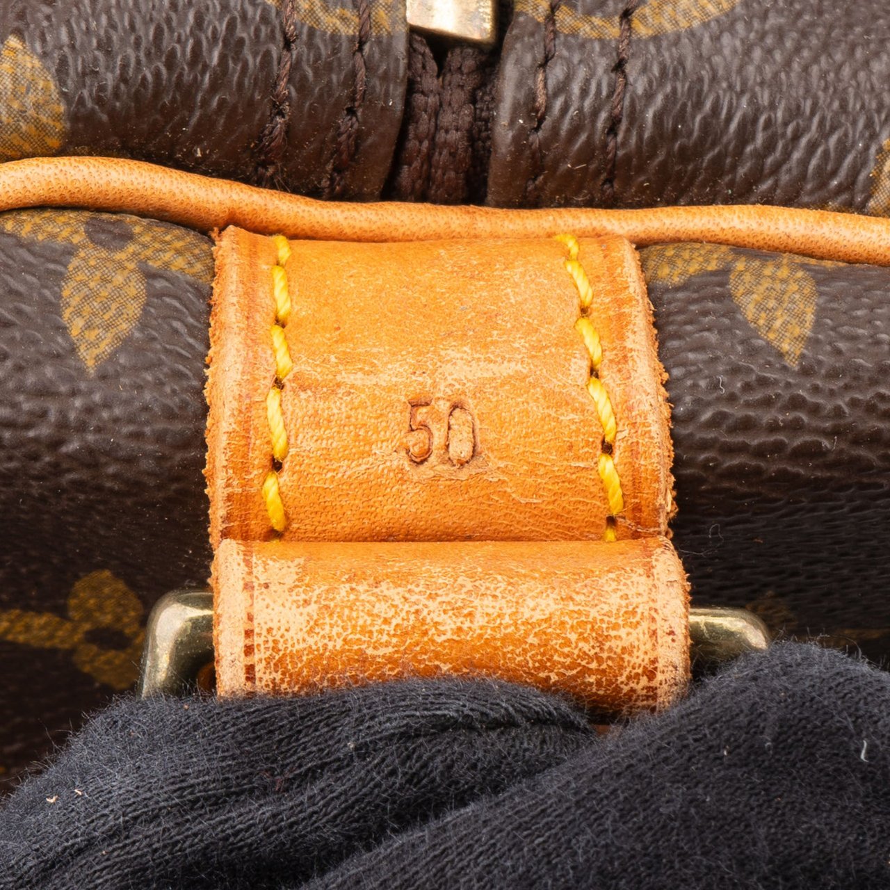 Louis Vuitton Louis Vuitton Canvas Monogram Keepall 50 Bandouliere Bruin