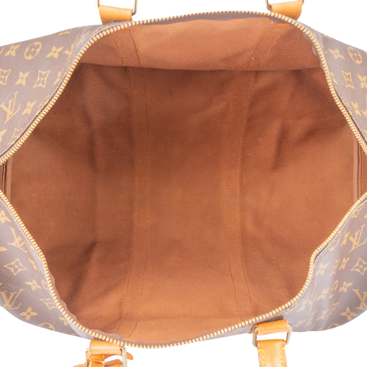 Louis Vuitton Louis Vuitton Canvas Monogram Keepall 50 Bandouliere Bruin