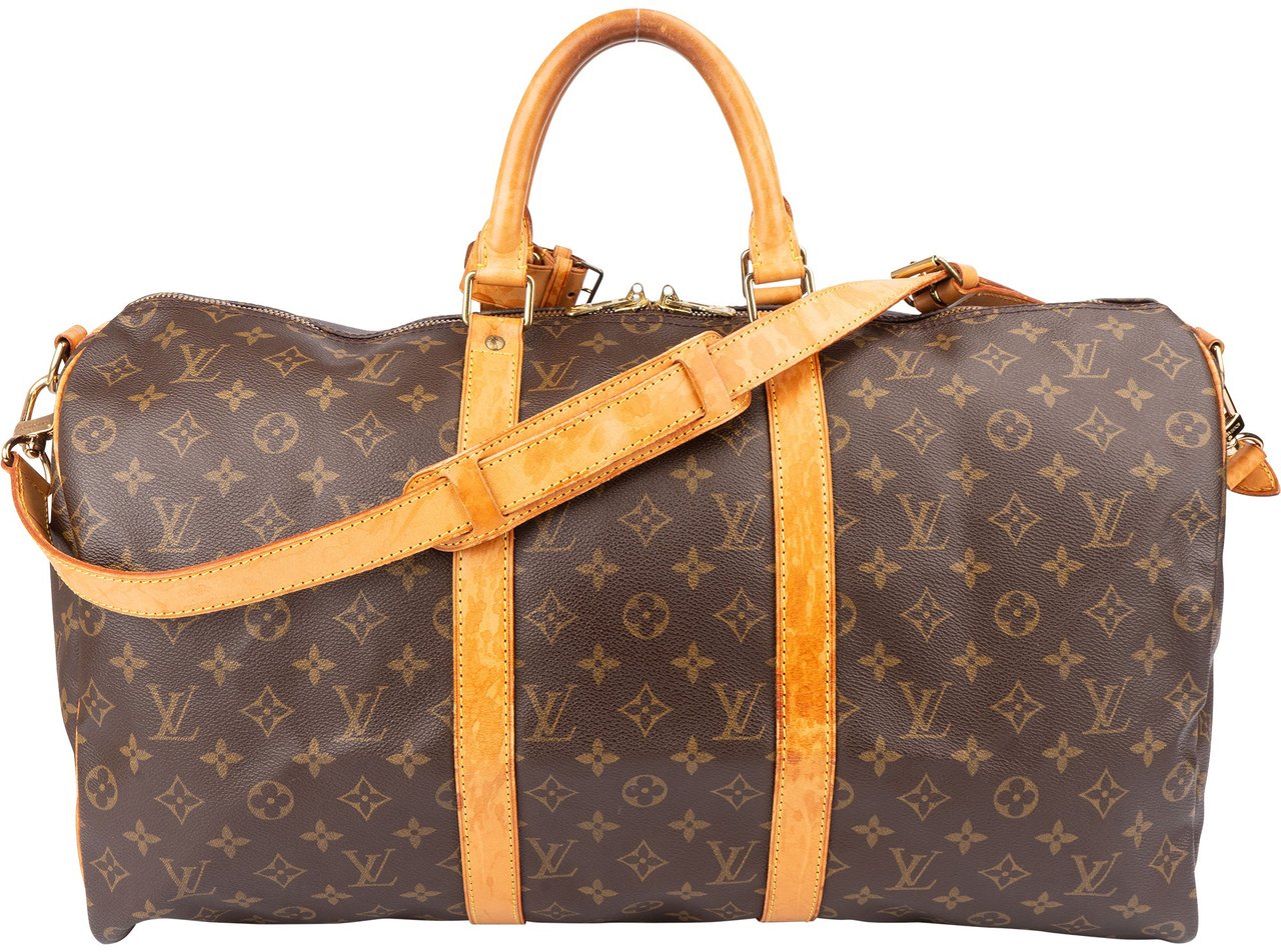 Louis Vuitton Louis Vuitton Canvas Monogram Keepall 50 Bandouliere Bruin