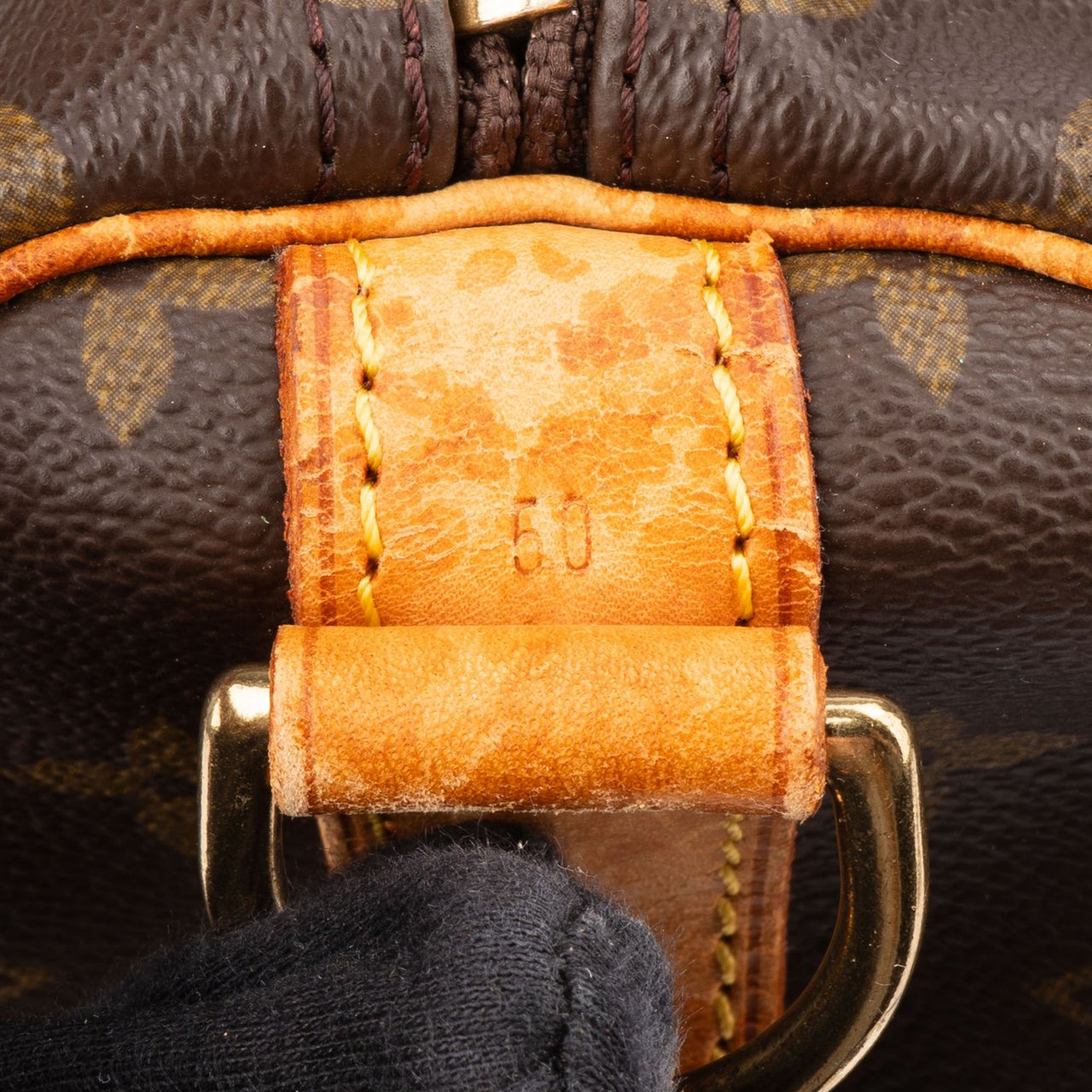 Louis Vuitton Louis Vuitton Canvas Monogram Keepall 50 Bandouliere Bruin