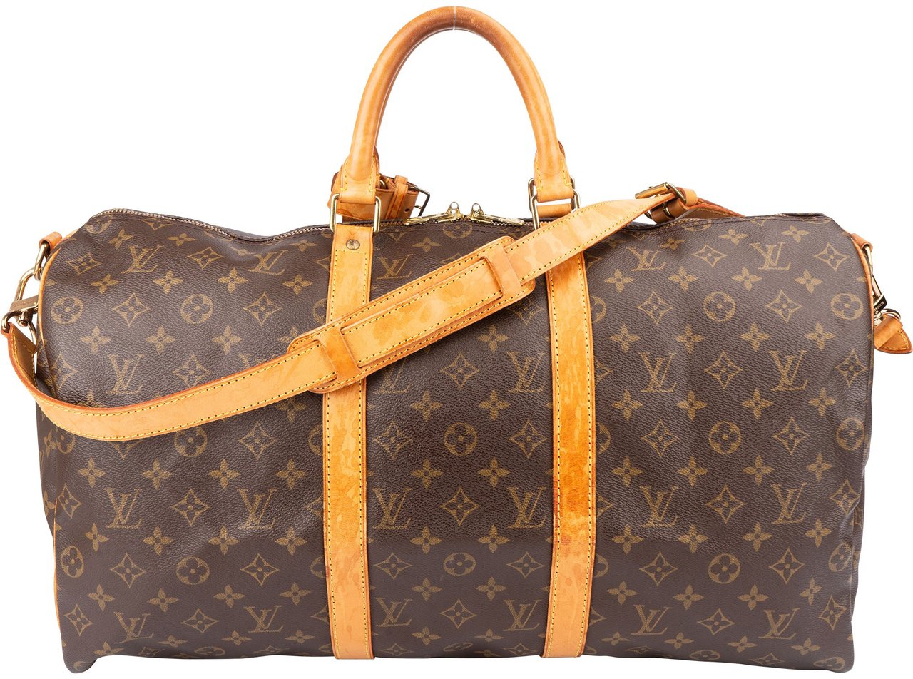 Louis Vuitton Louis Vuitton Canvas Monogram Keepall 50 Bandouliere Bruin