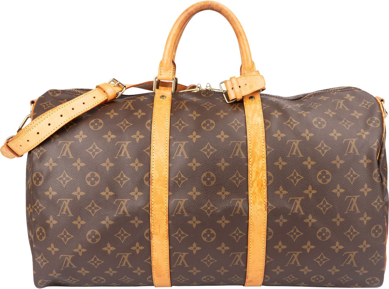 Louis Vuitton Louis Vuitton Canvas Monogram Keepall 50 Bandouliere Bruin