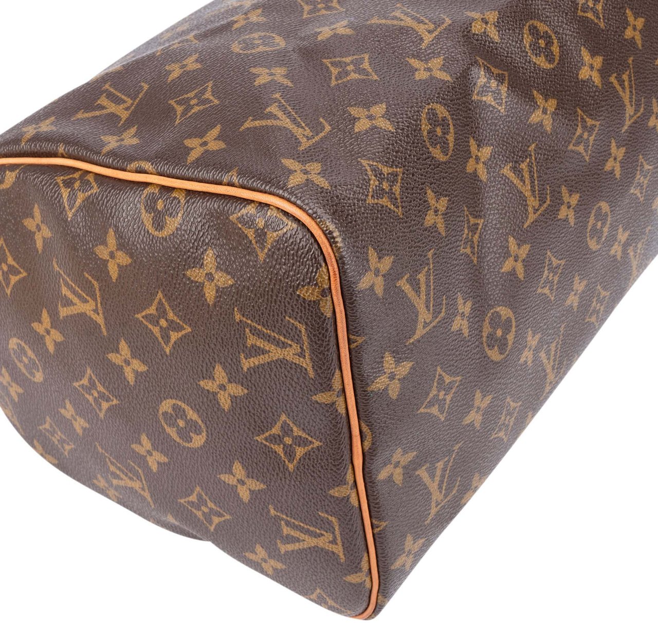 Louis Vuitton Louis Vuitton Canvas Monogram Speedy 30 Handbag Bruin