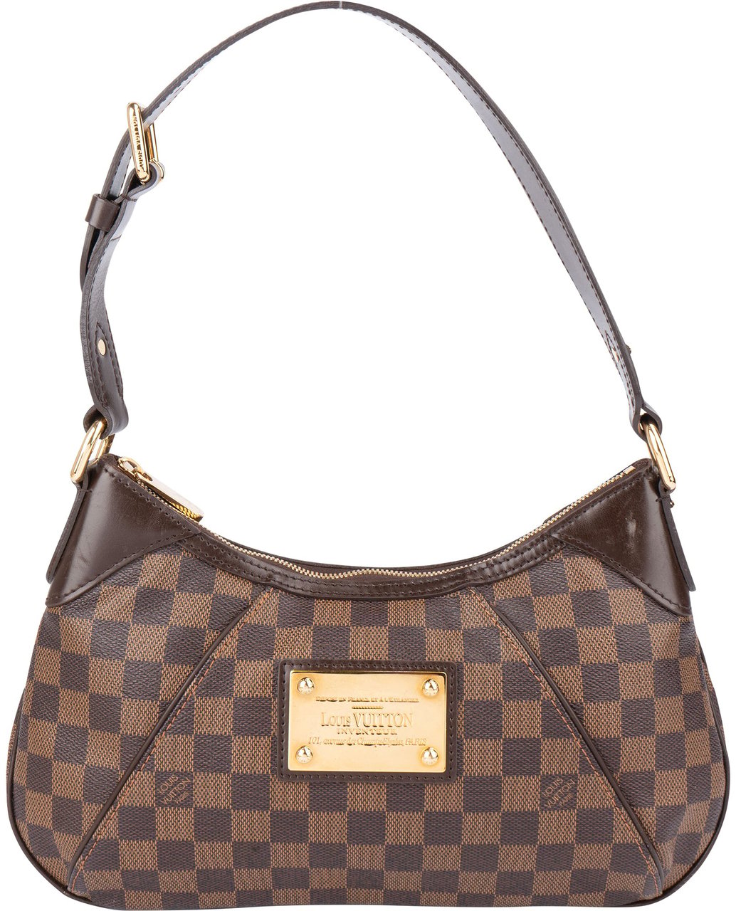 Louis Vuitton Damier Ebene Monogram Thames PM Shoulder Bag Bruin