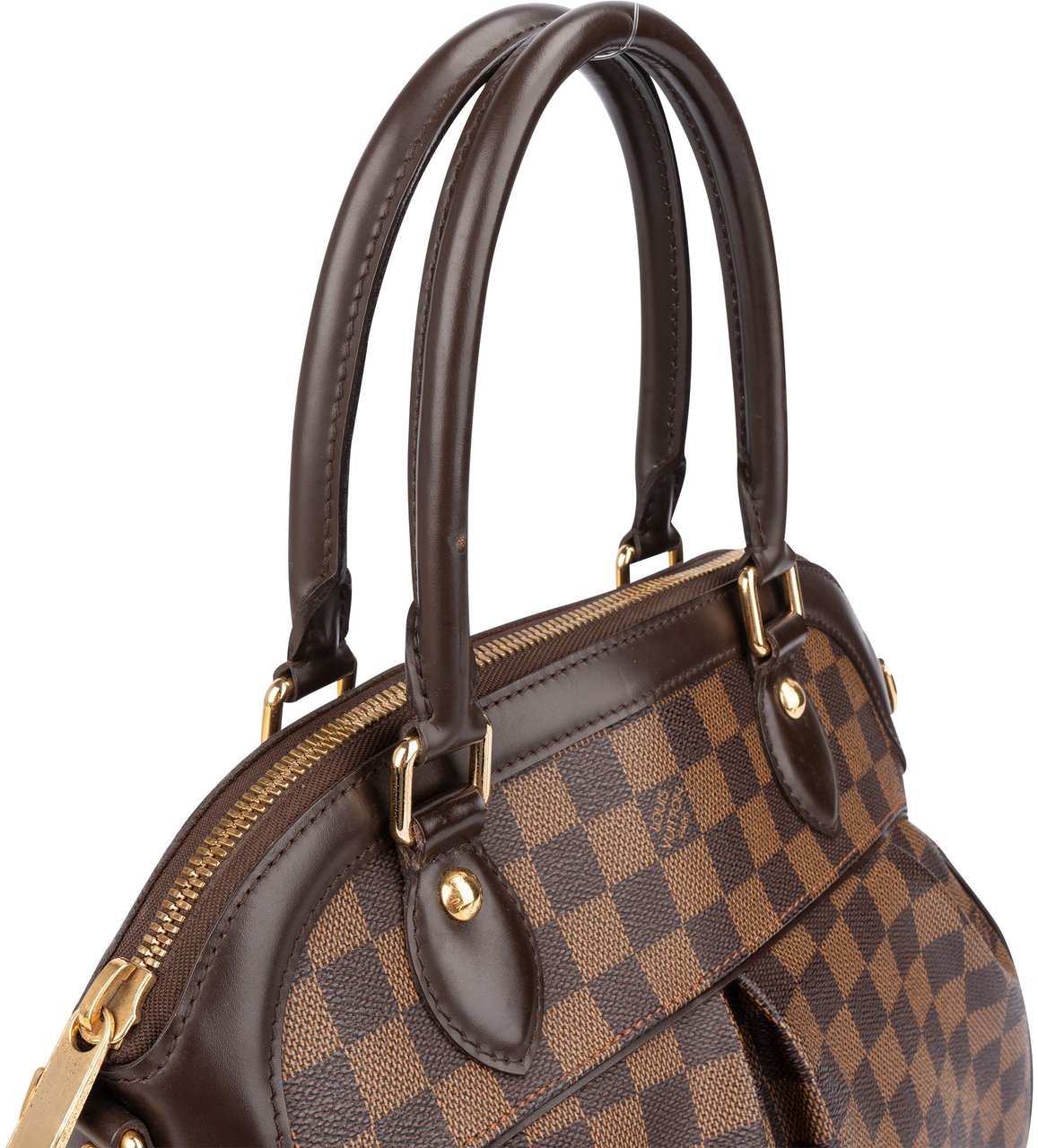 Louis Vuitton Louis Vuitton Damier Ebene Monogram Trevi PM Handbag Bruin