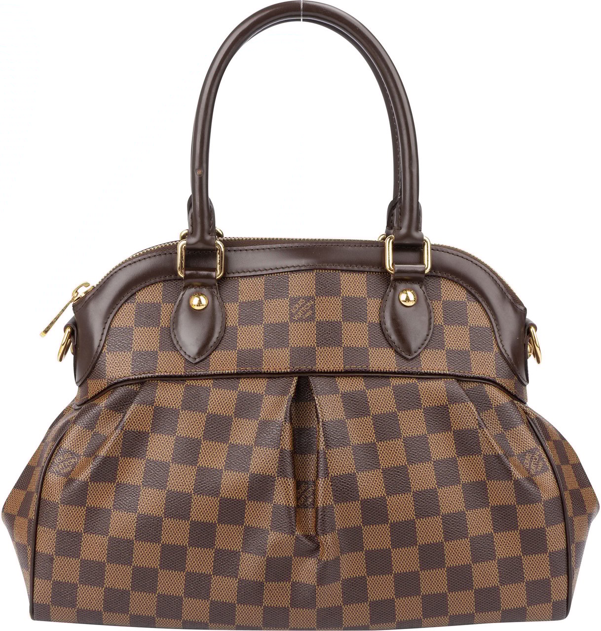 Louis Vuitton Louis Vuitton Damier Ebene Monogram Trevi PM Handbag Bruin