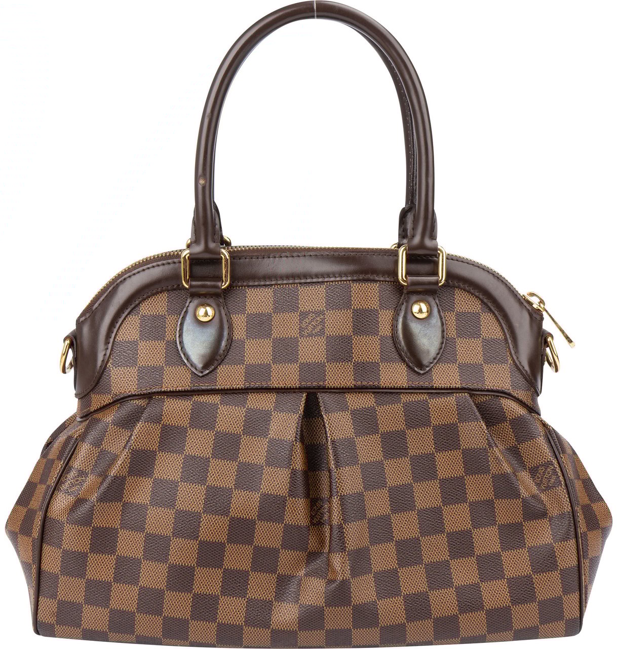 Louis Vuitton Louis Vuitton Damier Ebene Monogram Trevi PM Handbag Bruin