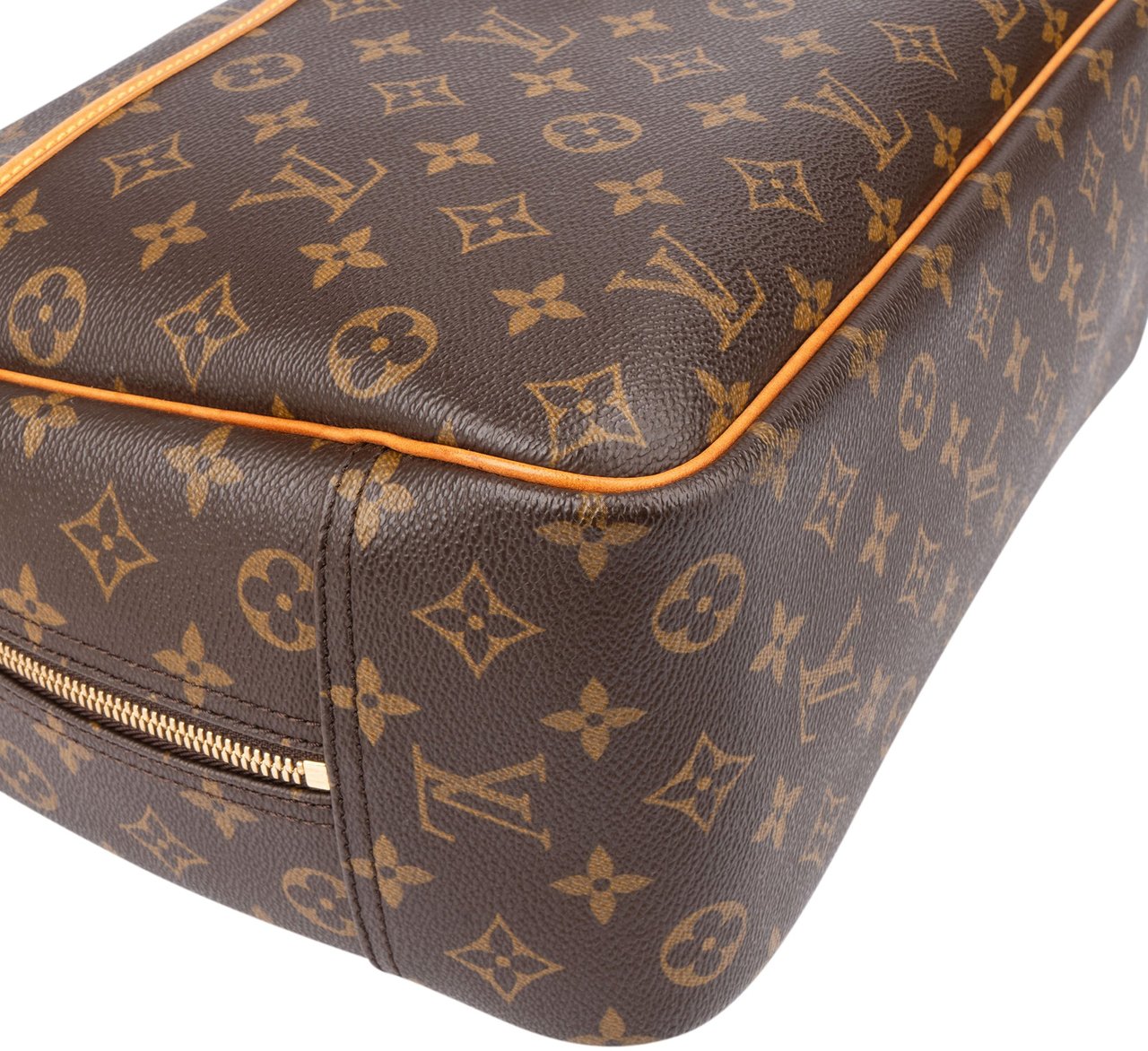 Louis Vuitton Louis Vuitton Canvas Monogram Deauville Handbag Bruin