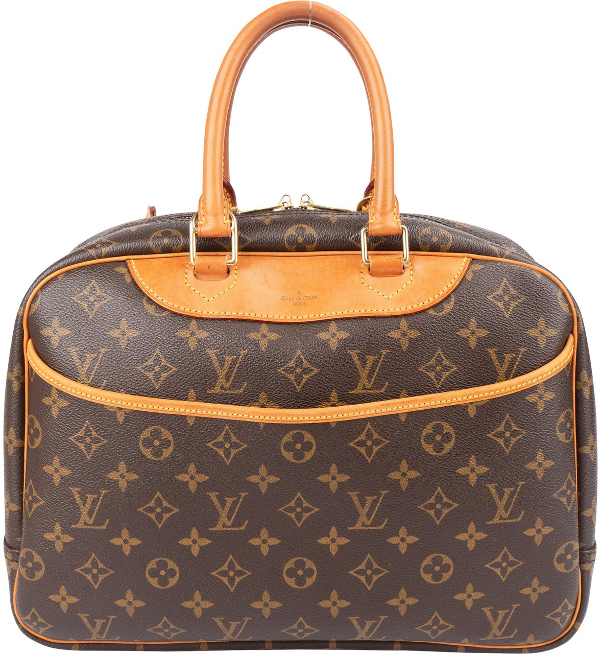 Louis Vuitton Louis Vuitton Canvas Monogram Deauville Handbag Bruin