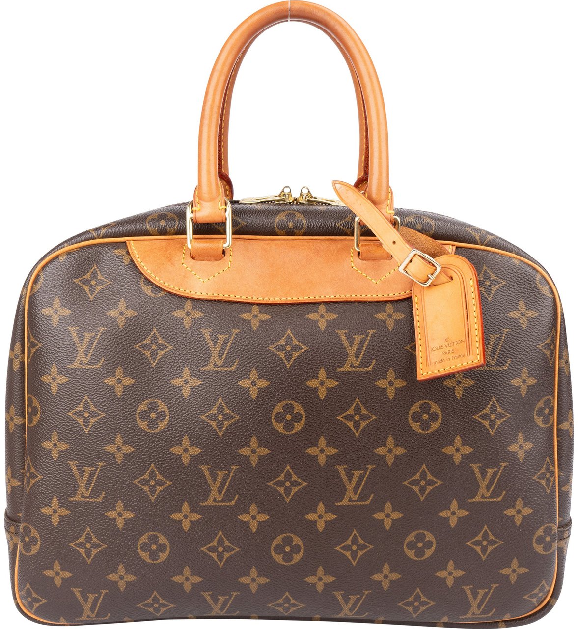 Louis Vuitton Louis Vuitton Canvas Monogram Deauville Handbag Bruin