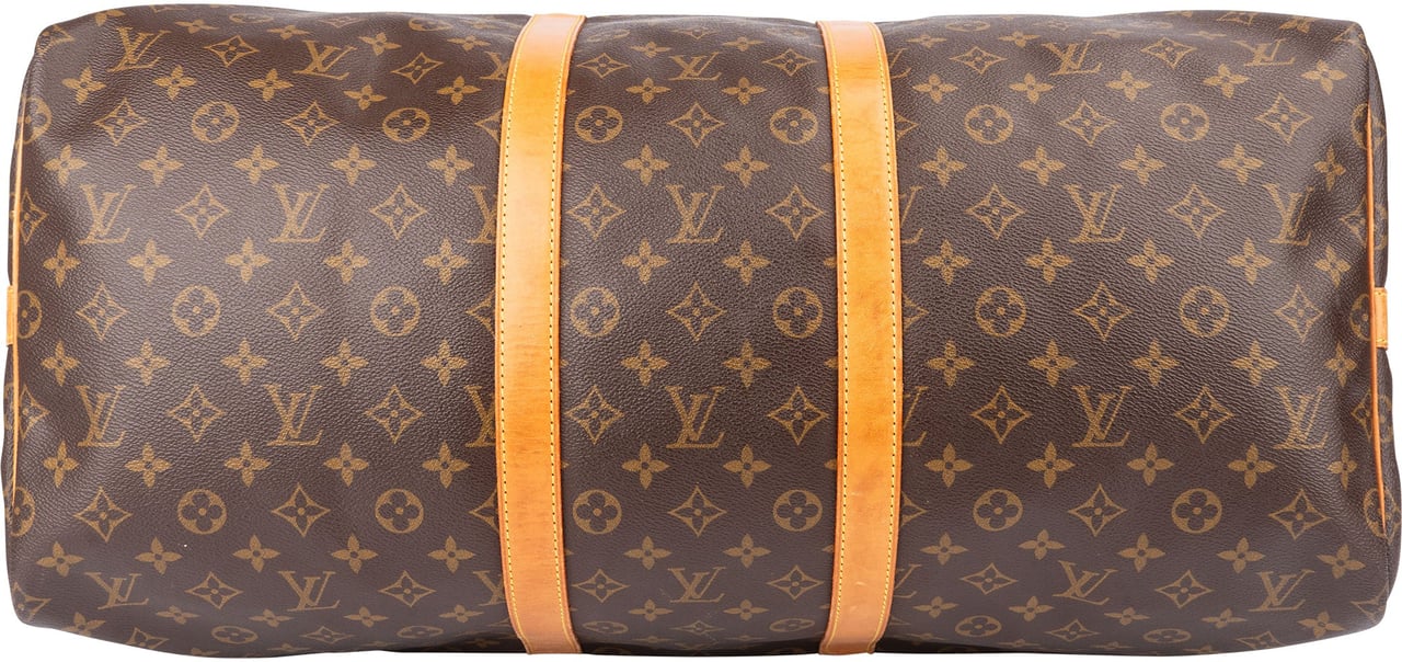 Louis Vuitton Louis Vuitton Canvas Monogram Keepall 55 Bandouliere Bruin
