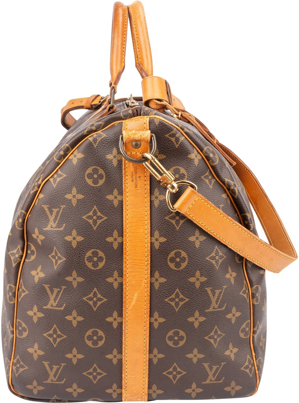 Louis Vuitton Louis Vuitton Canvas Monogram Keepall 55 Bandouliere Bruin