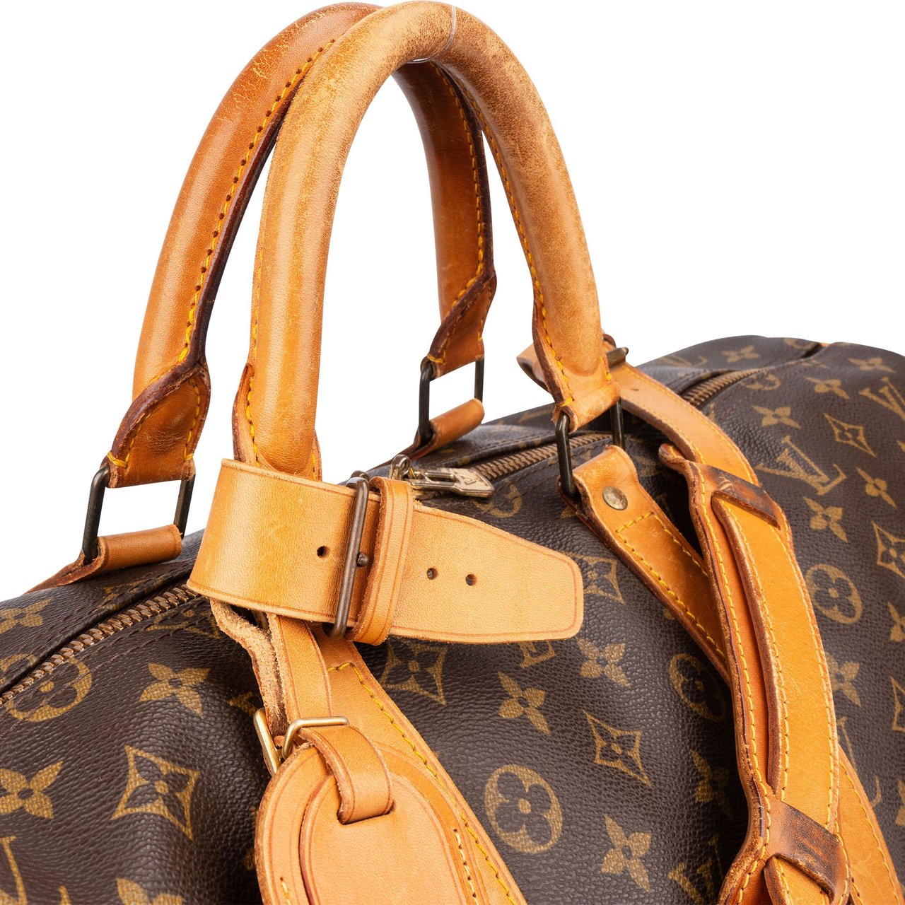 Louis Vuitton Louis Vuitton Canvas Monogram Keepall 55 Bandouliere Bruin