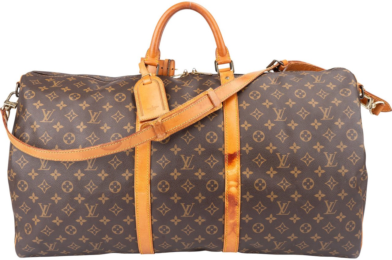 Louis Vuitton Louis Vuitton Canvas Monogram Keepall 60 Bandouliere Bruin