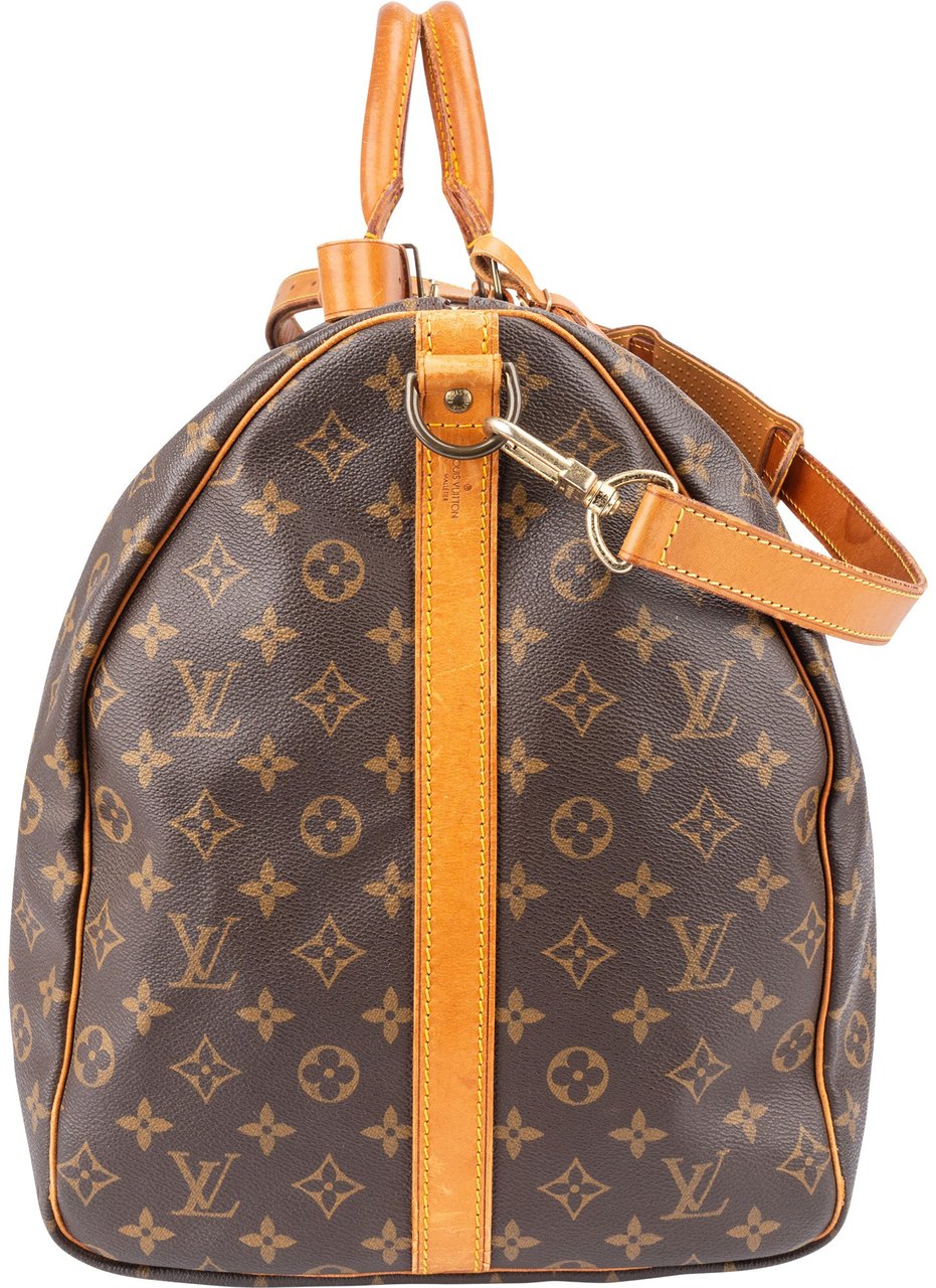 Louis Vuitton Louis Vuitton Canvas Monogram Keepall 60 Bandouliere Bruin