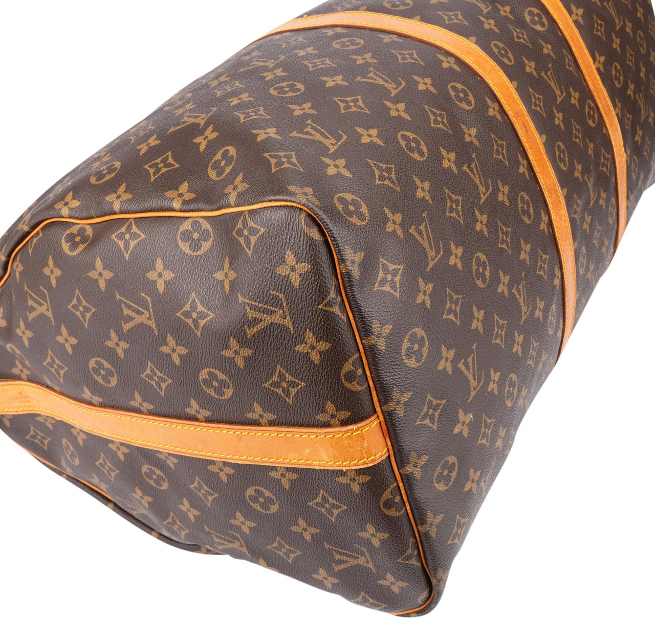 Louis Vuitton Louis Vuitton Canvas Monogram Keepall 60 Bandouliere Bruin