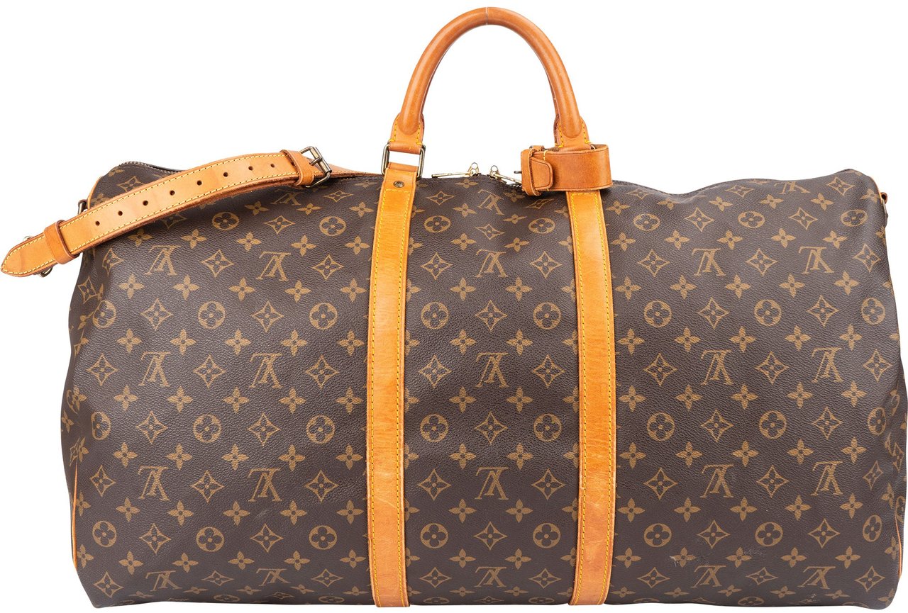 Louis Vuitton Louis Vuitton Canvas Monogram Keepall 60 Bandouliere Bruin